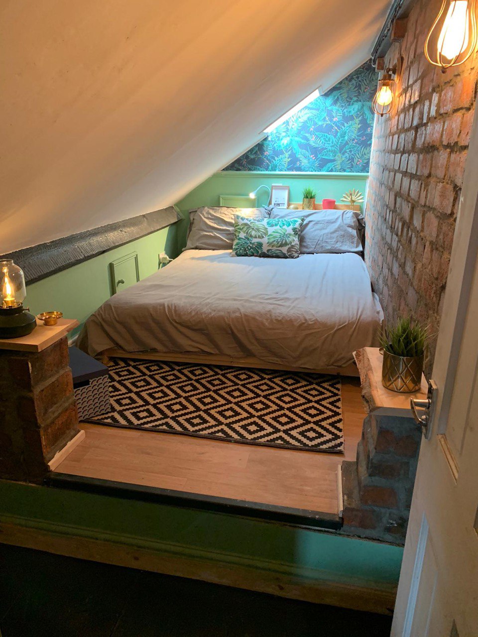 The finished loft conversion room