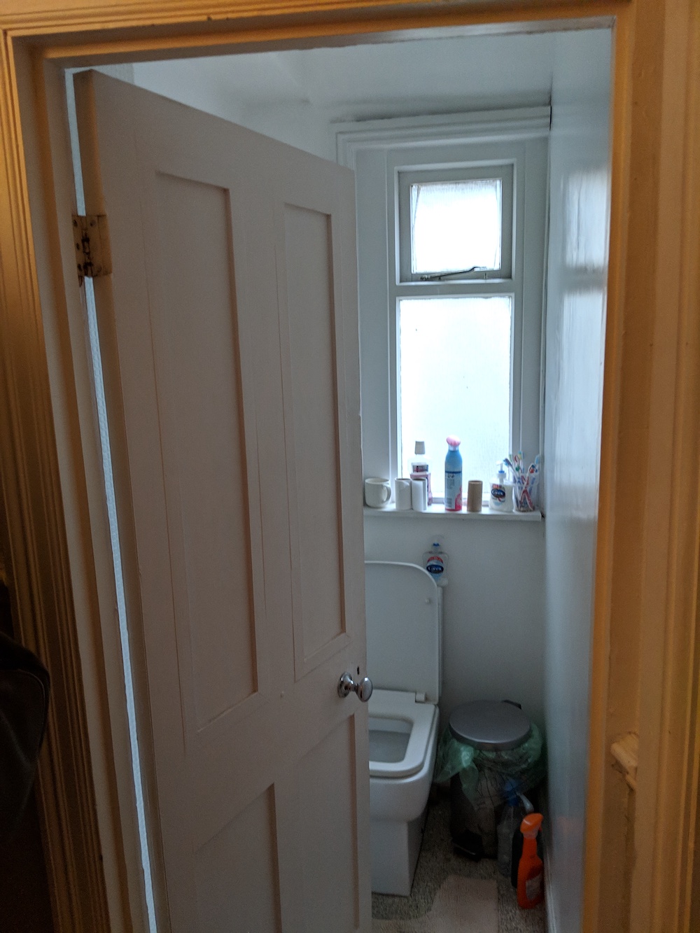 The original toilet room, taken from the doorway