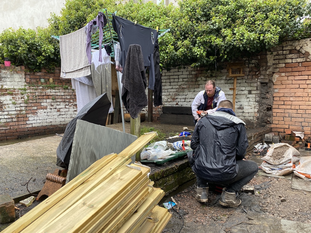 Getting things ready for the fences