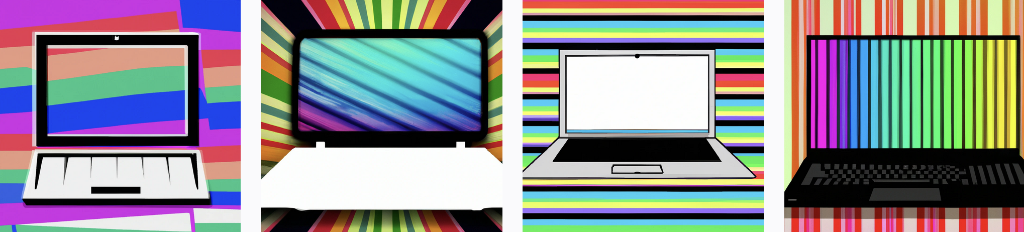 AI generated artwork representation of website theming.